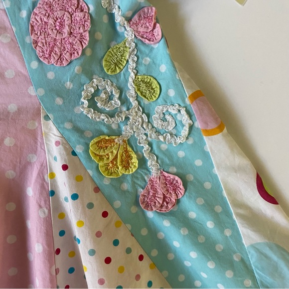 Beetlejuice Dress Size 12 Months New NWT Boutique boho handkerchief Baby girls - Picture 4 of 16